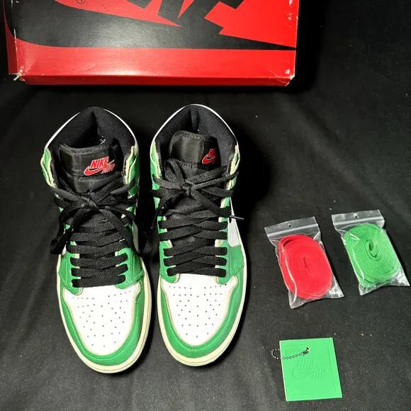 Size 7.5 - Nike Air Jordan 1 High OG Lucky Green 2020 Women's Shoes