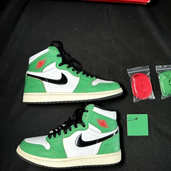 Size 7.5 - Nike Air Jordan 1 High OG Lucky Green 2020 Women's Shoes