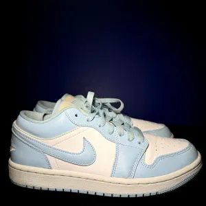 Size 7.5 - Wmns Nike Air Jordan 1 Low Ice Blue Women's Shoes