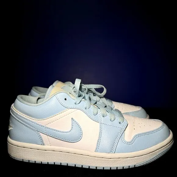 Size 7.5 - Wmns Nike Air Jordan 1 Low Ice Blue Women's Shoes