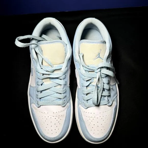 Size 7.5 - Wmns Nike Air Jordan 1 Low Ice Blue Women's Shoes