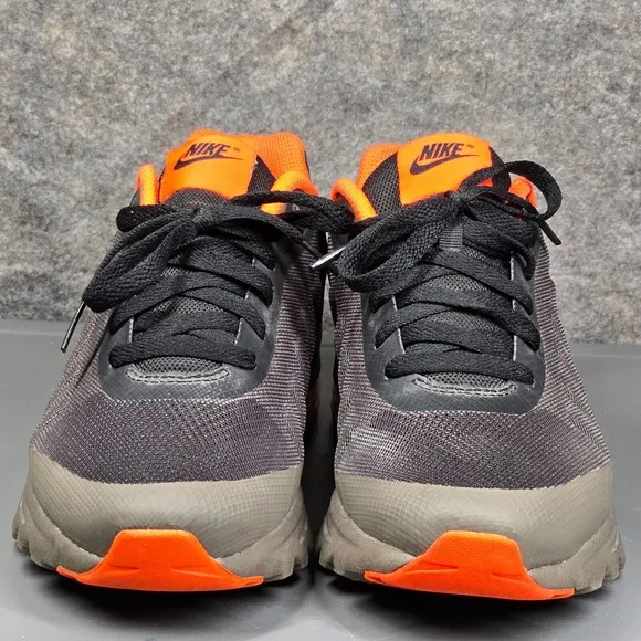 Size 8.5 - Nike‎ Air Max Invigor Men's Low Trainers Shoes Wolf Grey Orange
