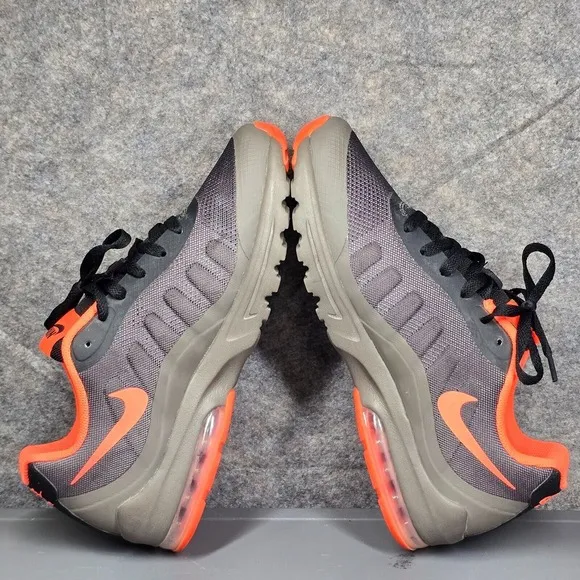 Size 8.5 - Nike‎ Air Max Invigor Men's Low Trainers Shoes Wolf Grey Orange