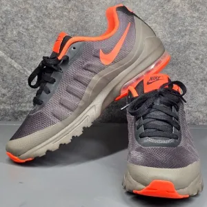 Size 8.5 - Nike‎ Air Max Invigor Men's Low Trainers Shoes Wolf Grey Orange