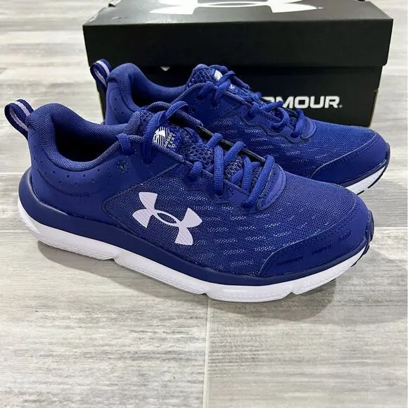 Size 8.5 Woman Under Armour‎ W Charged Assert 10 Running Shoes BLU 3026179-501