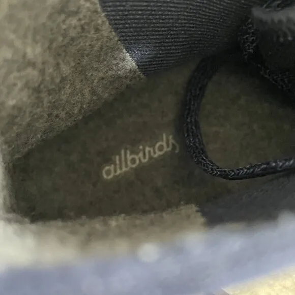 Size 9 Allbirds Mens Tree Toppers Lace Up TT High Top Sneakers Shoes Blue
