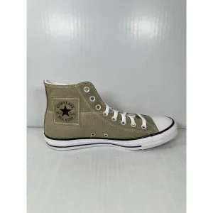 Size 9 Mens Converse CTAS Patch Hi Top Jacquard Sneaker Shoes Army Olive Green