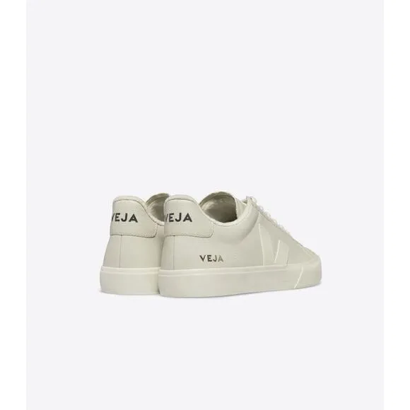 Size 9 - VEJA Campo Fured Chromefree Leather White Natural Pierre Women’s