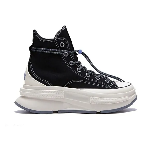 Size 9.5- Converse Run Star Legacy CX High Black Ultraviolet Platform Sneaker