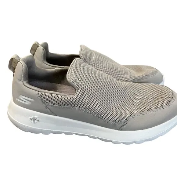 Skechers Mens Taupe Go Walk Gen 5 Slip On Loafer Comfort Shoes Size 9