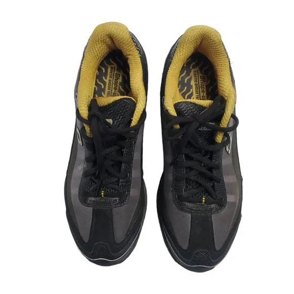 Skechers Resistance Shape Ups SRR Black Yellow BKYL Walking Comfort Shoes Sz 8.5