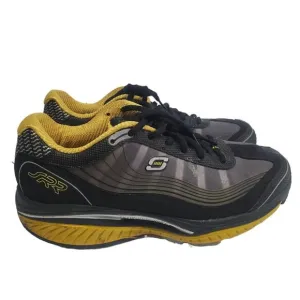 Skechers Resistance Shape Ups SRR Black Yellow BKYL Walking Comfort Shoes Sz 8.5