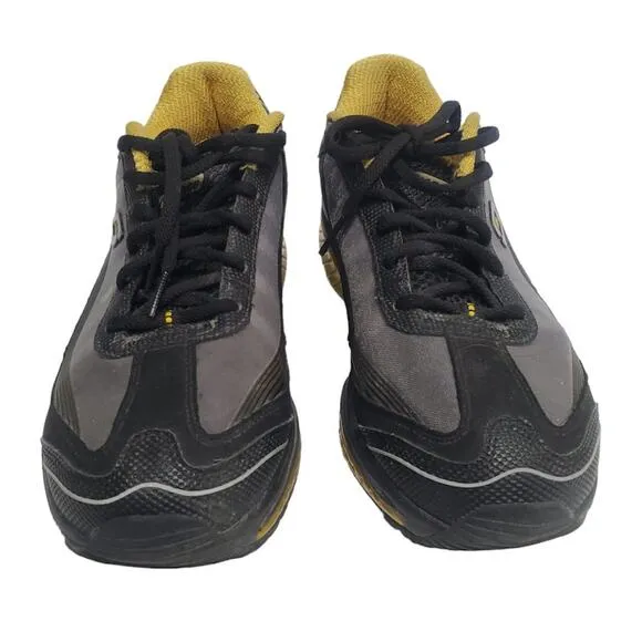 Skechers Resistance Shape Ups SRR Black Yellow BKYL Walking Comfort Shoes Sz 8.5