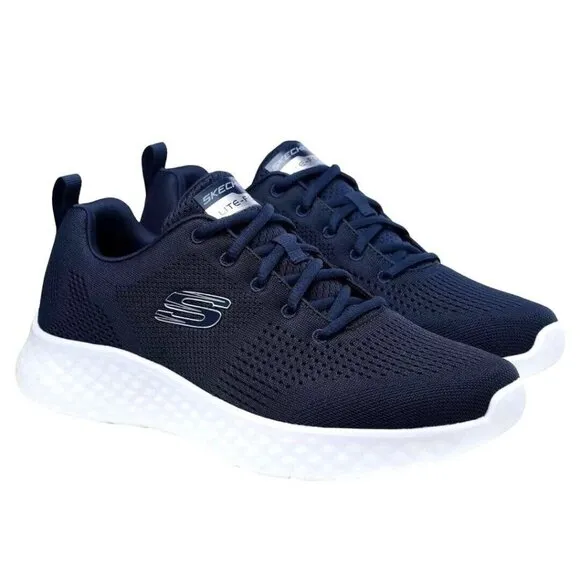 SKECHERS Sneakers Men's 9 Lite Foam Activewear Air Cooled Athletic Shoes Blue