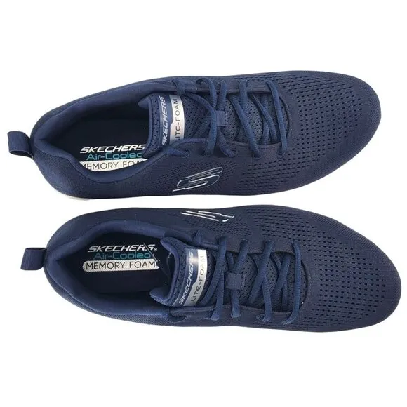 SKECHERS Sneakers Men's 9 Lite Foam Activewear Air Cooled Athletic Shoes Blue