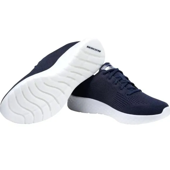 SKECHERS Sneakers Men's 9 Lite Foam Activewear Air Cooled Athletic Shoes Blue