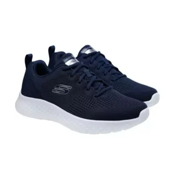 SKECHERS Sneakers Men's 9 Lite Foam Activewear Air Cooled Athletic Shoes Blue
