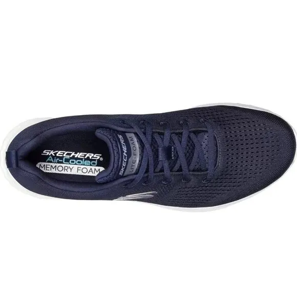 SKECHERS Sneakers Men's 9 Lite Foam Activewear Air Cooled Athletic Shoes Blue