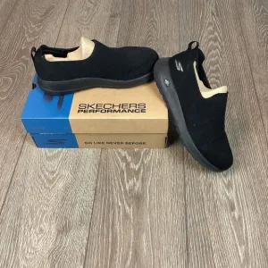 Sketchers NEW Performance Go Walk Max Men's 9 Black Work Ortholite‎ Extra Wide