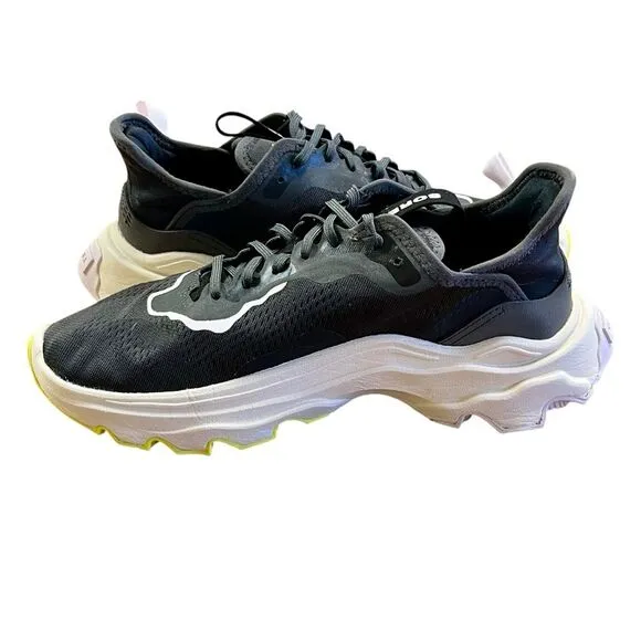 SOREL Black Kinetic Breakthru Day Lace Running Shoes Sz 8.5 Athletic Low Top