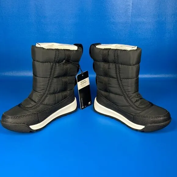 Sorel Children's Whitney II Puffy Mid Waterproof - Black - 8 - New