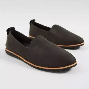 Sorel Ella Waterproof Leather Slide Shoes Black Size 6