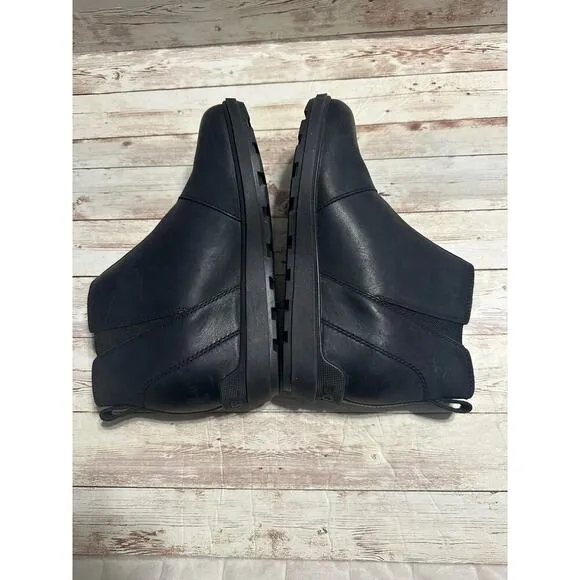 Sorel Evie II Zip Waterproof Bootie Women's Size 8 Black Shoes Boots NWOT