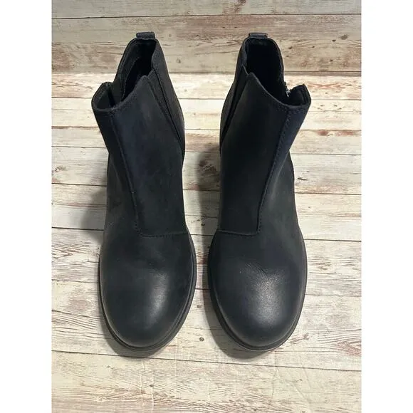 Sorel Evie II Zip Waterproof Bootie Women's Size 8 Black Shoes Boots NWOT