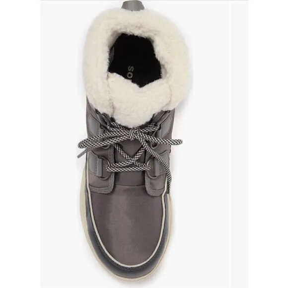 SOREL NWT Explorer Carnival with Faux Fur Collar