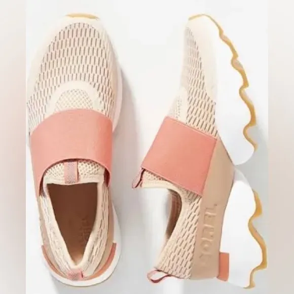 Sorel Women's Kinetic Impact Strap Shoes Nova Sand Paradox Pink Size 9