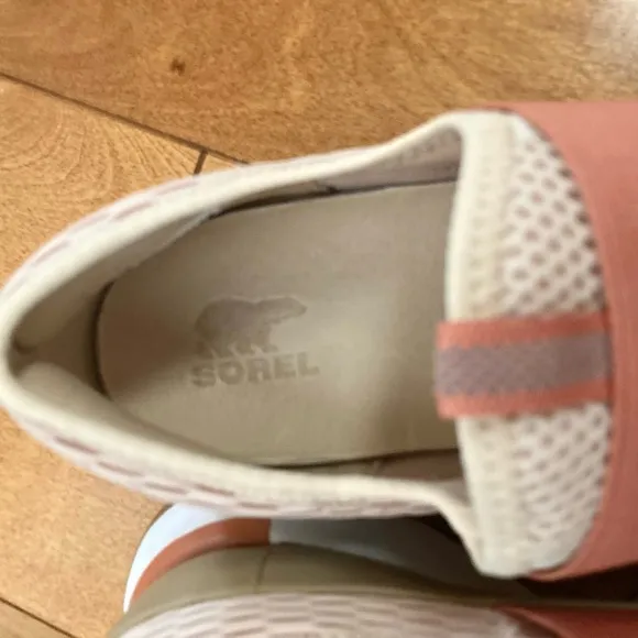 Sorel Women's Kinetic Impact Strap Shoes Nova Sand Paradox Pink Size 9