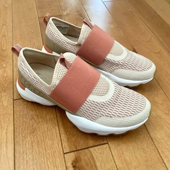 Sorel Women's Kinetic Impact Strap Shoes Nova Sand Paradox Pink Size 9