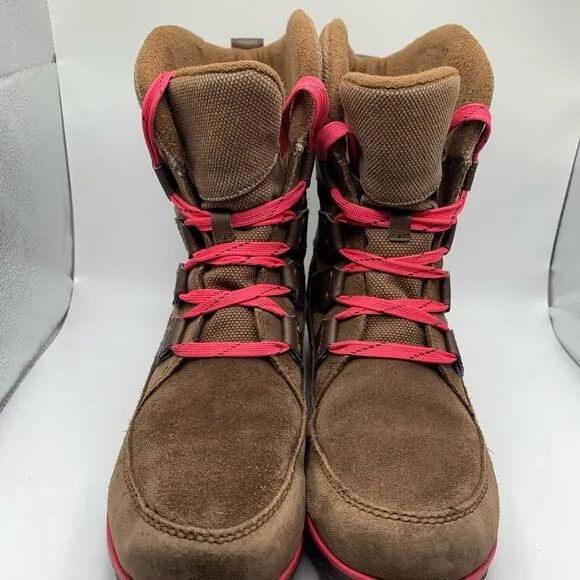 SOREL Meadows Mens Brown‎ Waterproof Laced Boots Size 7 Shoes