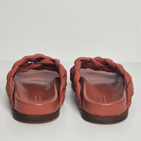 Souliere Sezane Womens EU 36 US 6 Eden Low Mules Shoes Smooth Terracotta
