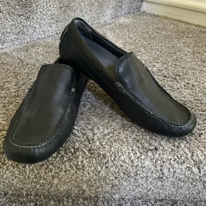 Sperry Gold Cup Venetian with ASV Men 10M Black Leather Casual Driver Shoes