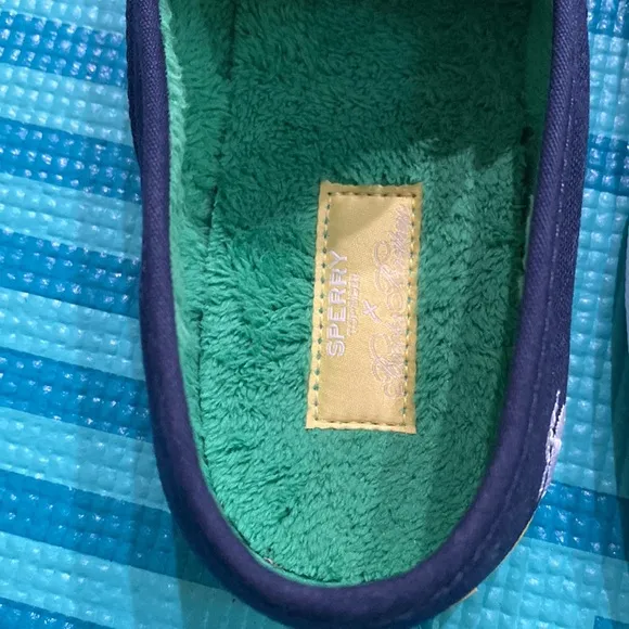 Sperry Top Sider Brooks Brothers  Love Men’s Blue Low Top Slip On Shoes Size 9