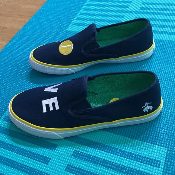 Sperry Top Sider Brooks Brothers  Love Men’s Blue Low Top Slip On Shoes Size 9