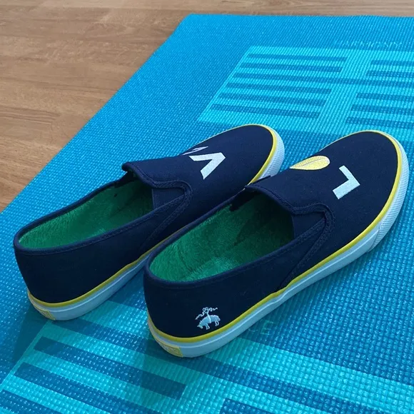 Sperry Top Sider Brooks Brothers  Love Men’s Blue Low Top Slip On Shoes Size 9