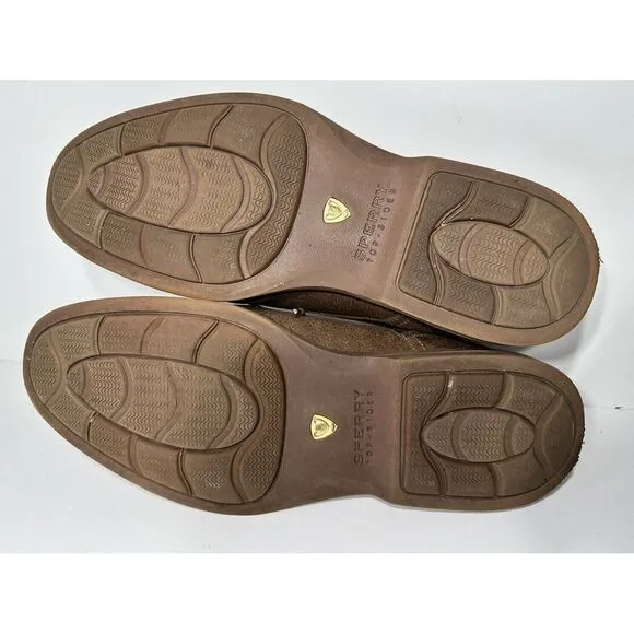 Sperry Top Sider Gold Cup Mens Sz 12M Bellingham Cap Toe Brown Shoes STS10229