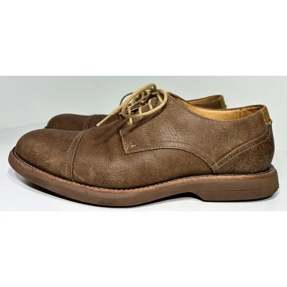 Sperry Top Sider Gold Cup Mens Sz 12M Bellingham Cap Toe Brown Shoes STS10229