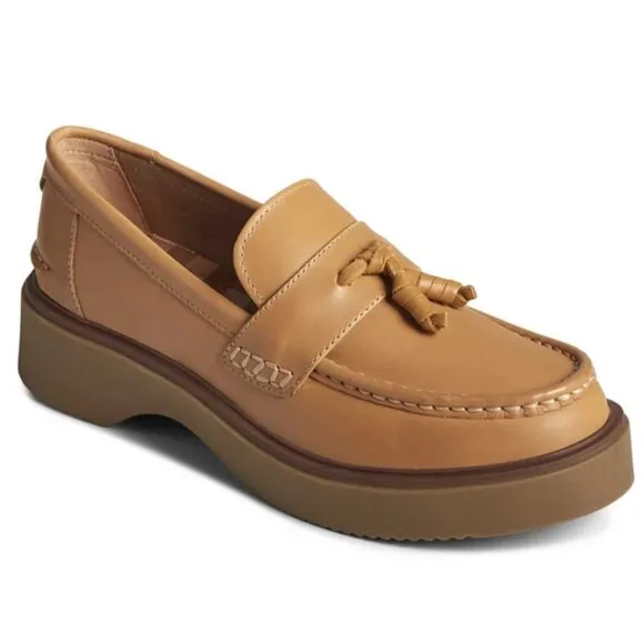 SPERRY Top Sider Leather Loafer Moccasin Shoes
