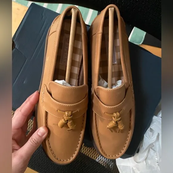 SPERRY Top Sider Leather Loafer Moccasin Shoes