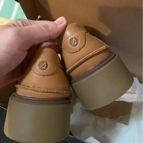SPERRY Top Sider Leather Loafer Moccasin Shoes