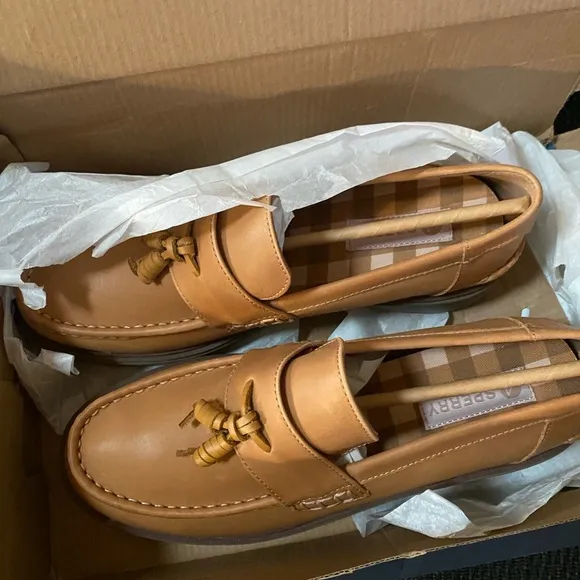 SPERRY Top Sider Leather Loafer Moccasin Shoes