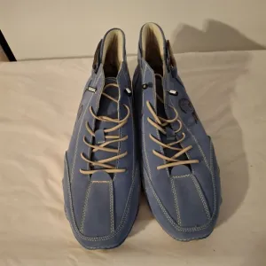 Spor7 Blue and Cream Men's Ankle Athletic Shoes