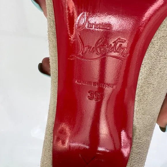🌷❤️‍🔥SPRING SALE 🔥 FINAL PRICE🌷💥Christian Louboutin Diptic 100 Booties 35