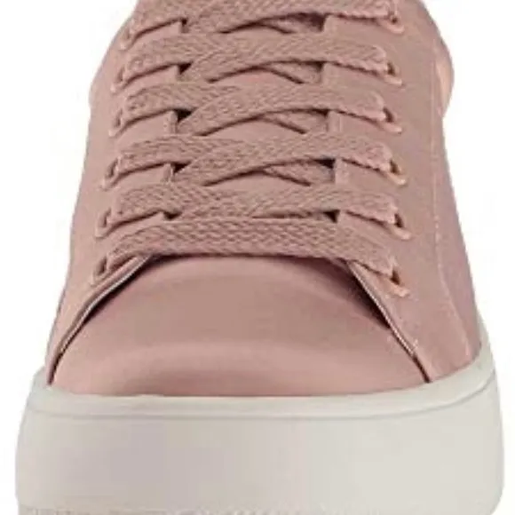 Steve Madden Bertie S Lace Up Shoe Women's Satin Low Top Shoes Sneakers