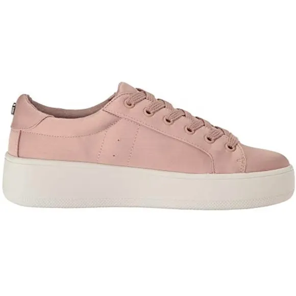 Steve Madden Bertie S Lace Up Shoe Women's Satin Low Top Shoes Sneakers
