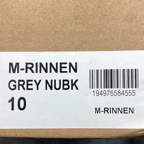 Steve Madden M-Rinnen Grey Nubk Mens Shoes Size 10