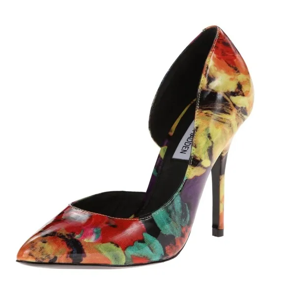Steve‎ Madden Women's Groovi, Floral Multi Size 8